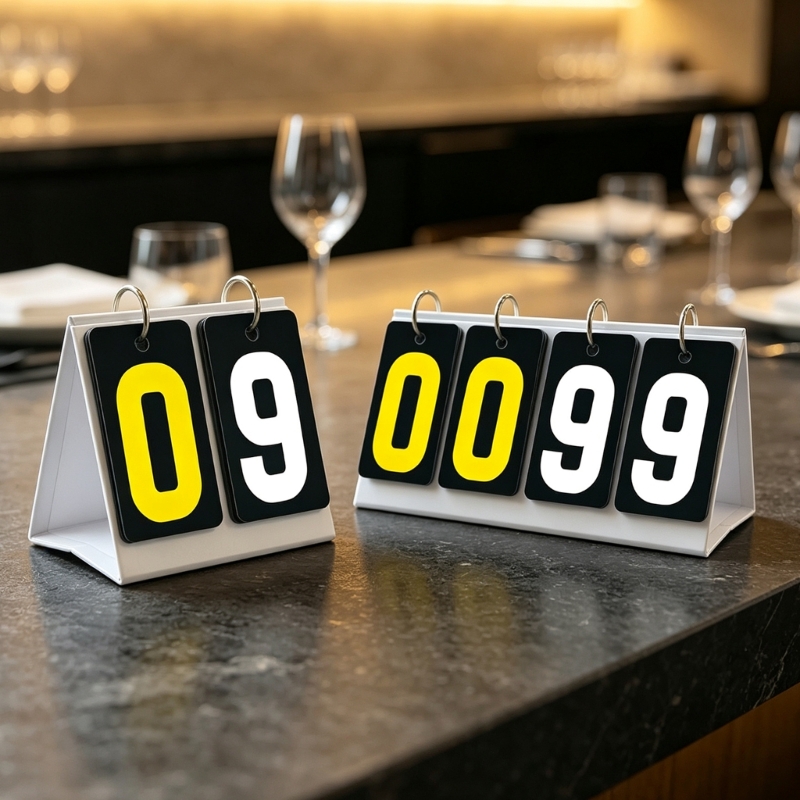 Table Tennis Scoreboard - Bảng ghi điểm lật thủ công