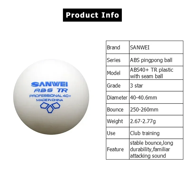 SANWEI-ABS TR 3 Star Table Ten - đánh giá và giá Table Tennis Game Pc