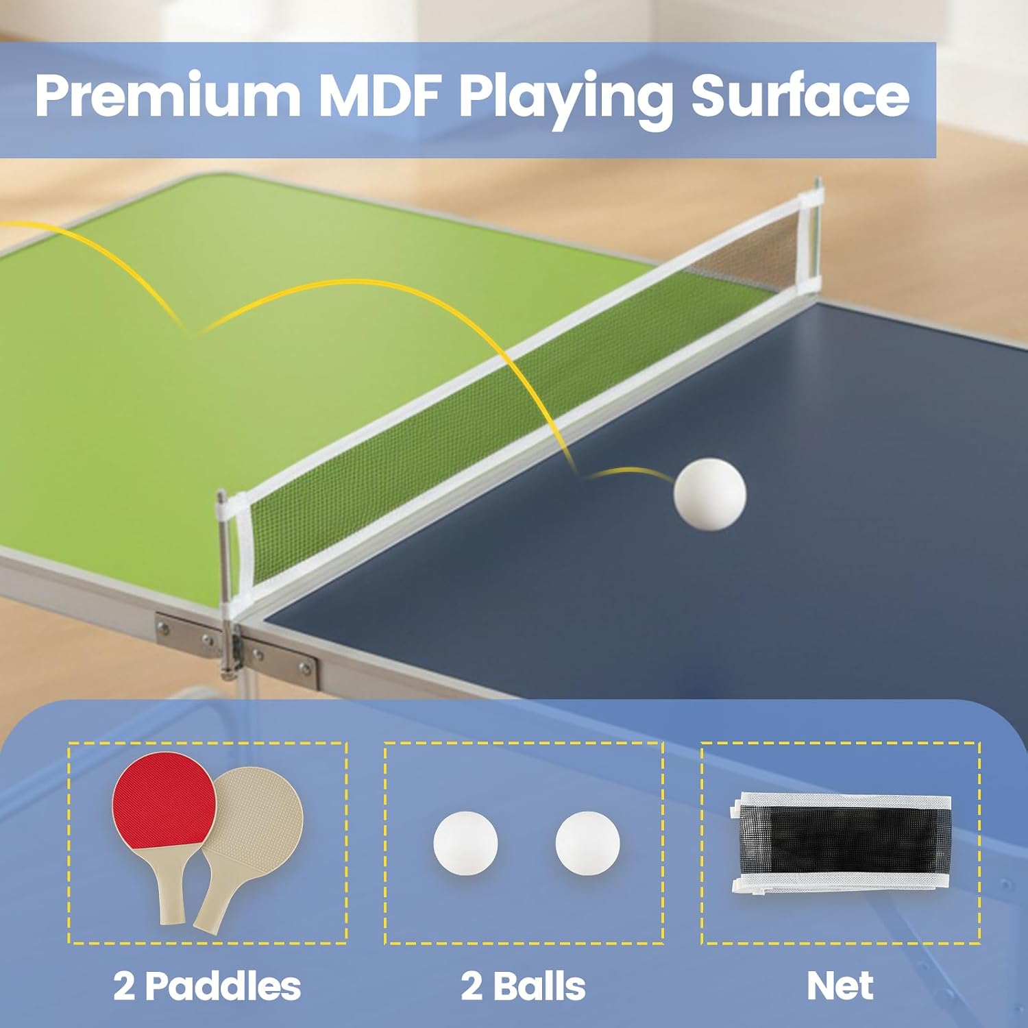 Foldable Ping Pong Table With  - đánh giá và giá Table Tennis Net Height