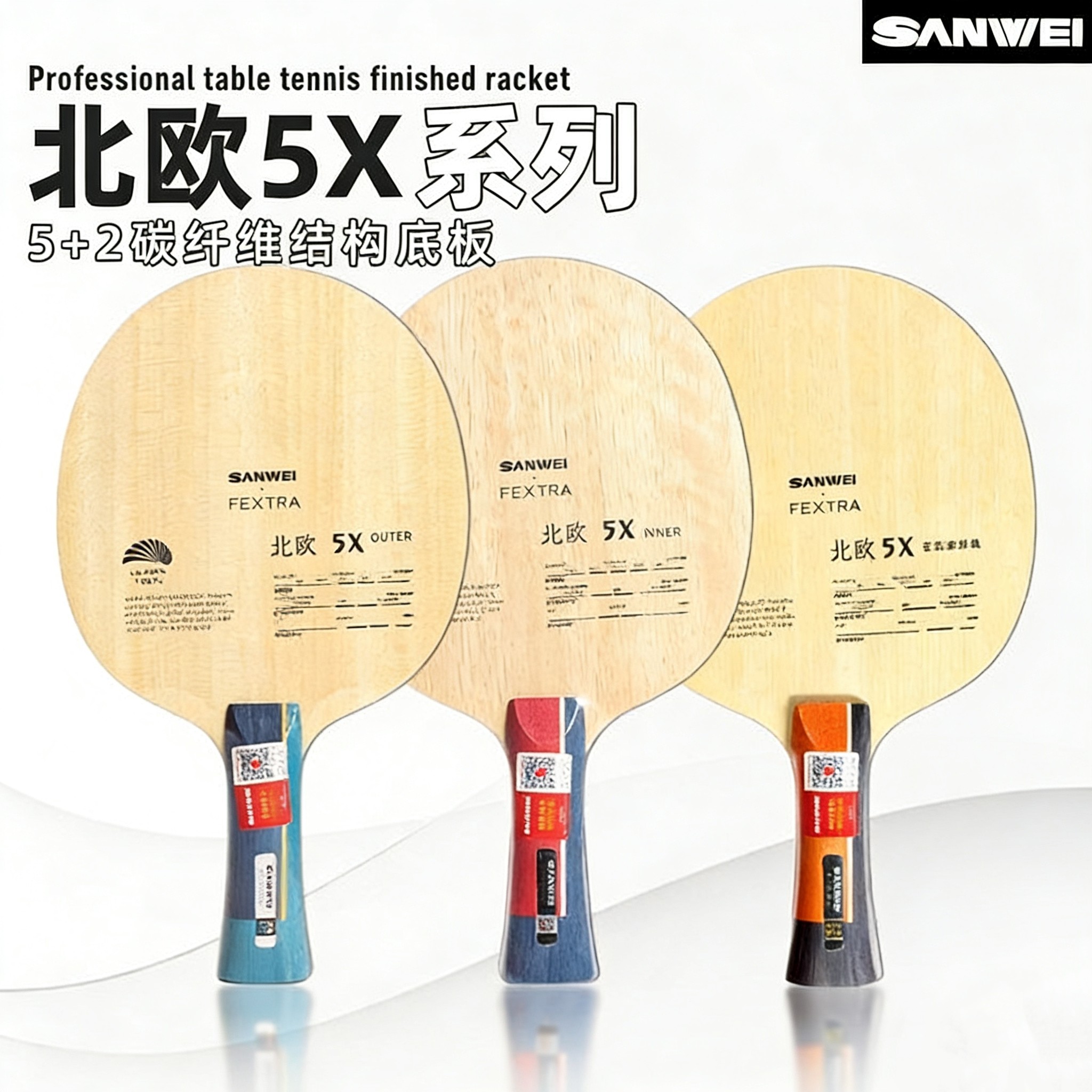 SANWEI FEXTRA 5X Table Tennis  - đánh giá và giá Table Tennis Edge
