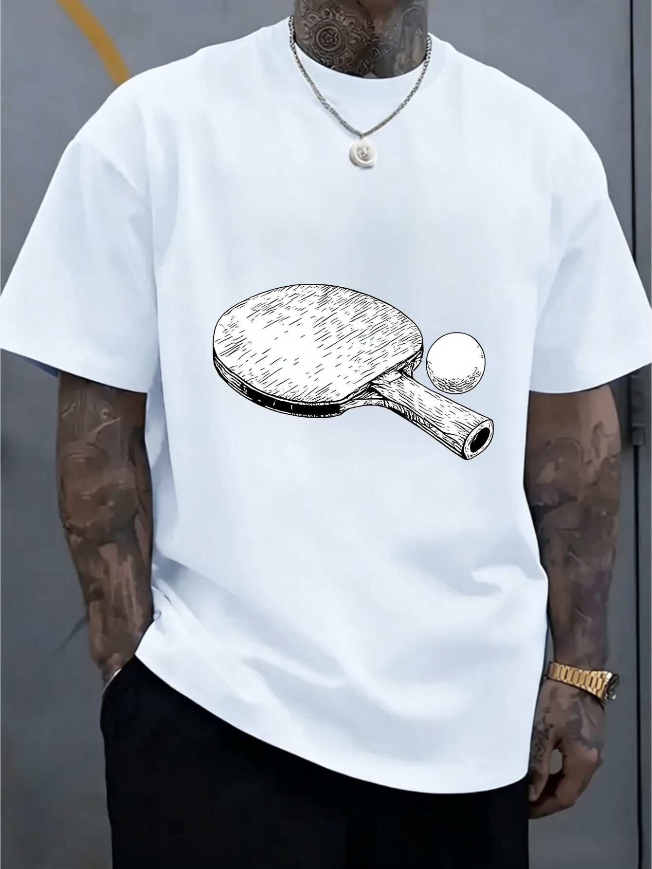 Men Sketch Table Tennis Racket - đánh giá và giá Table Tennis Outfit Male