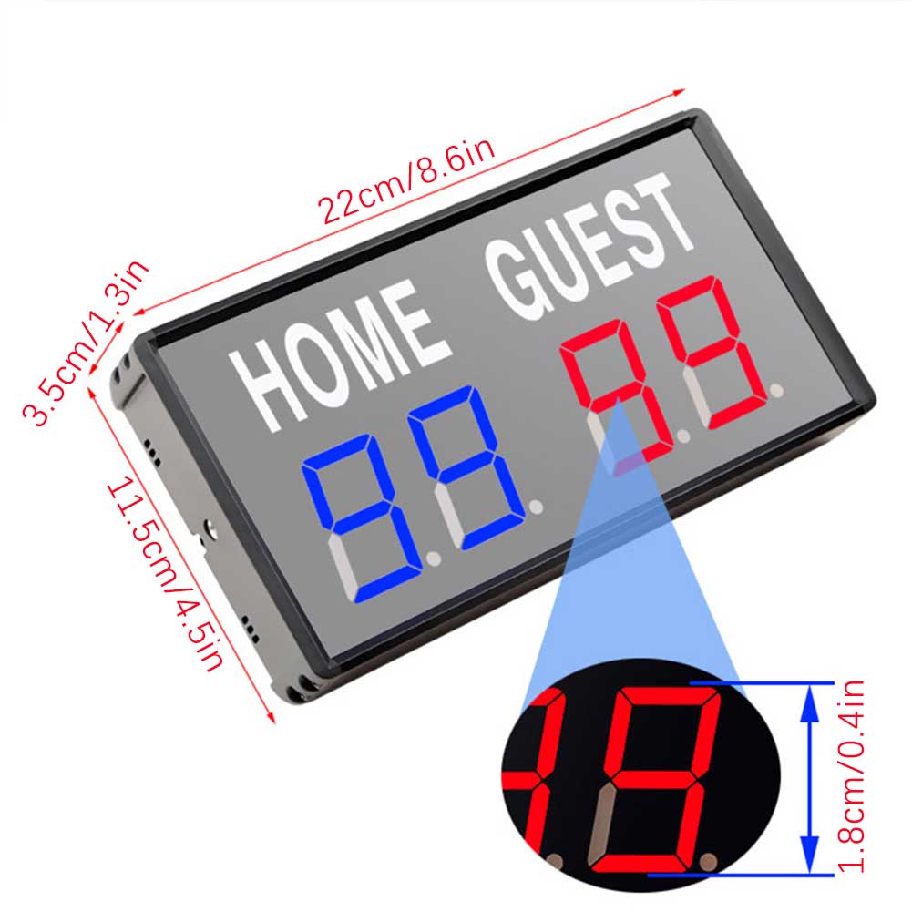 4-Digit LED Electronic Score K - đánh giá và giá Table Tennis Scoreboard