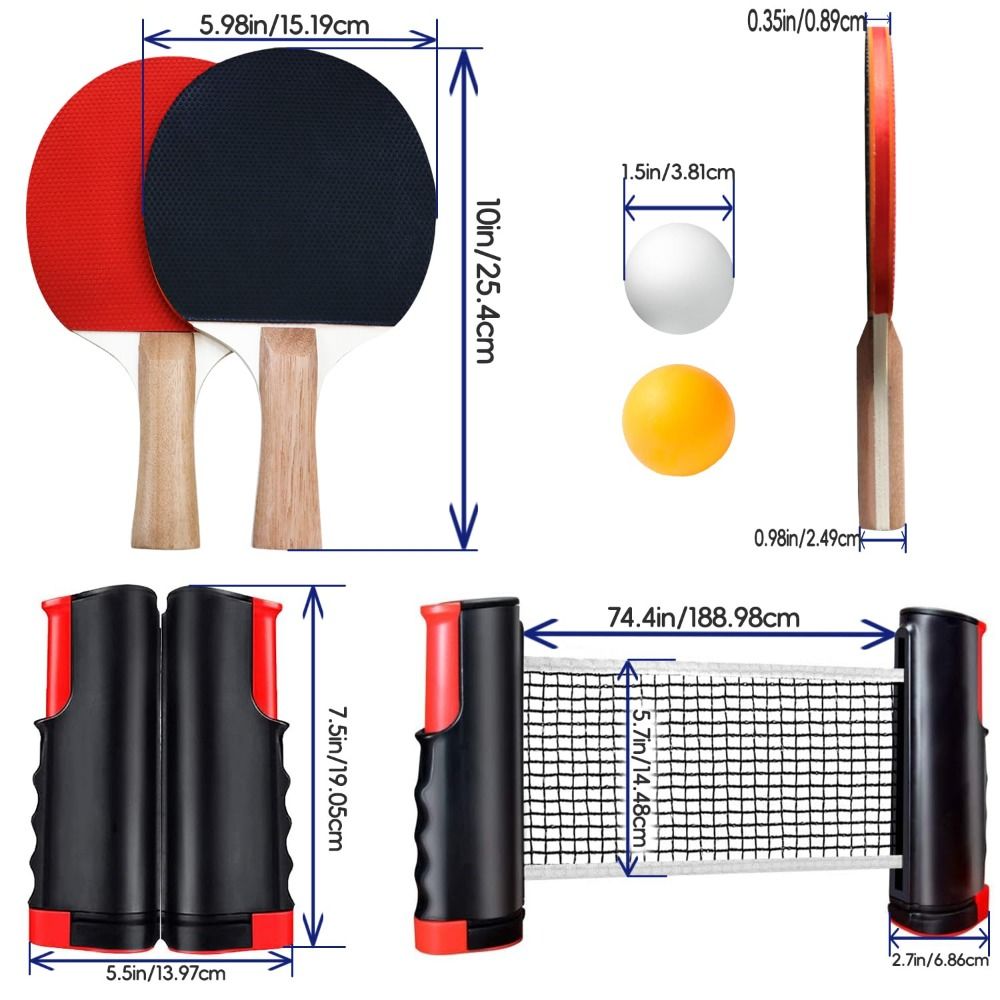 Retractable Net Ping Pong Net  - đánh giá và giá Table Tennis Net Set