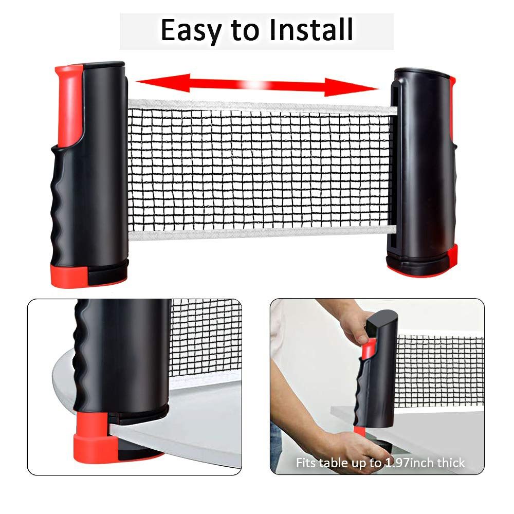 Retractable Net Ping Pong Net  - đánh giá và giá Table Tennis Net Set