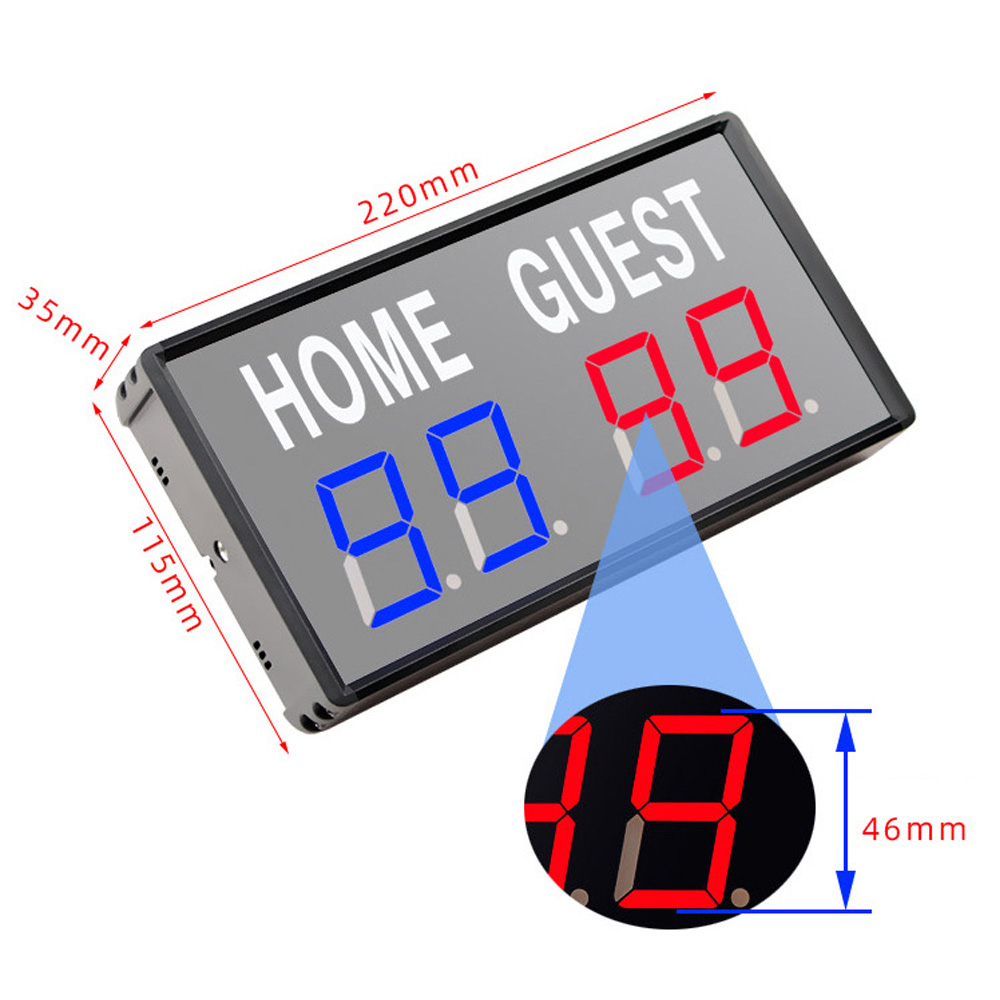 Portable 4 Digit LED Scoreboar - đánh giá và giá Table Tennis Scoreboard