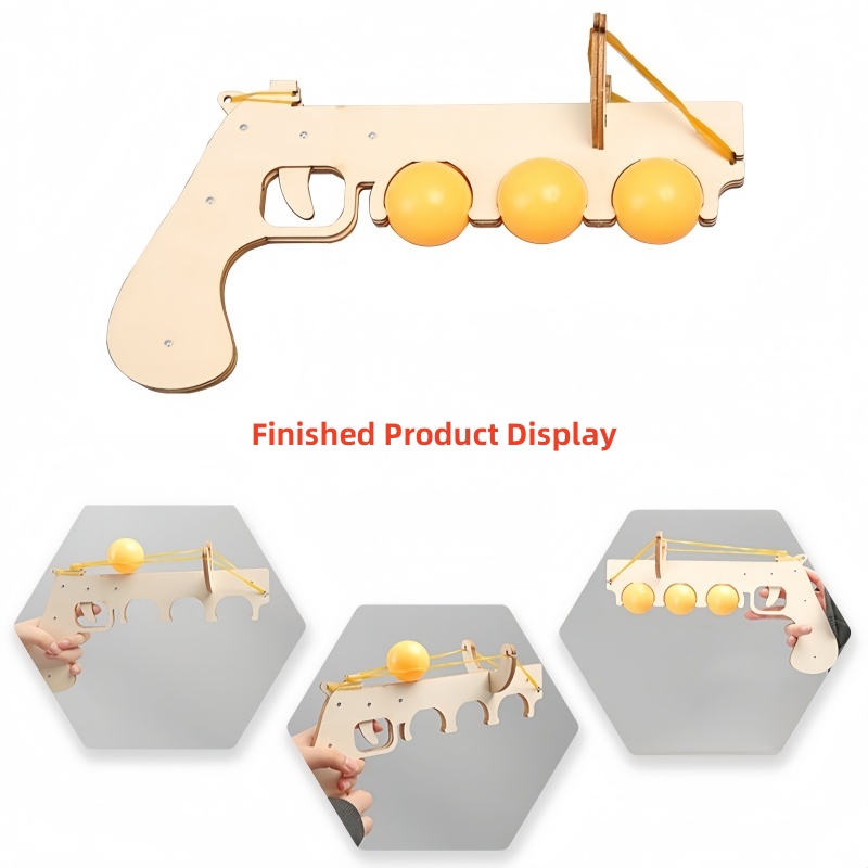 DIY Wooden 3D Puzzle Table Ten - đánh giá và giá Table Tennis Gun