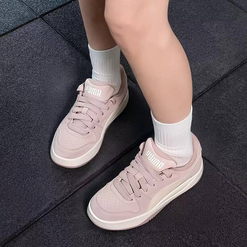 PUMA Women Beige Pink Low Top  - đánh giá và giá Table Tennis Gun