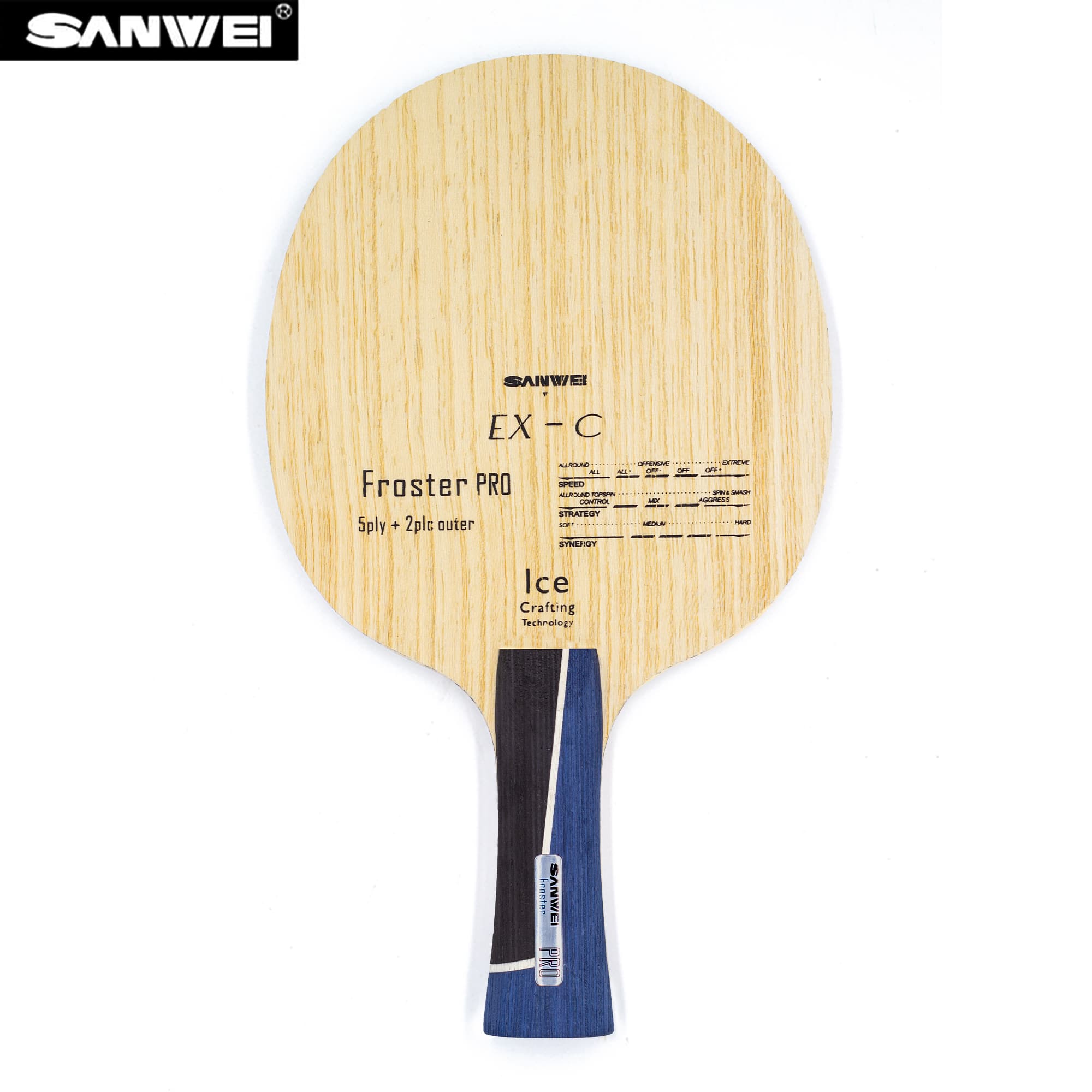 SANWEI ALC Table Tennis Blade  - đánh giá và giá Table Tennis Edge